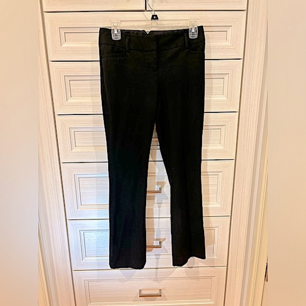 Express Stretchy Black trousers—comfortable for Return to Office